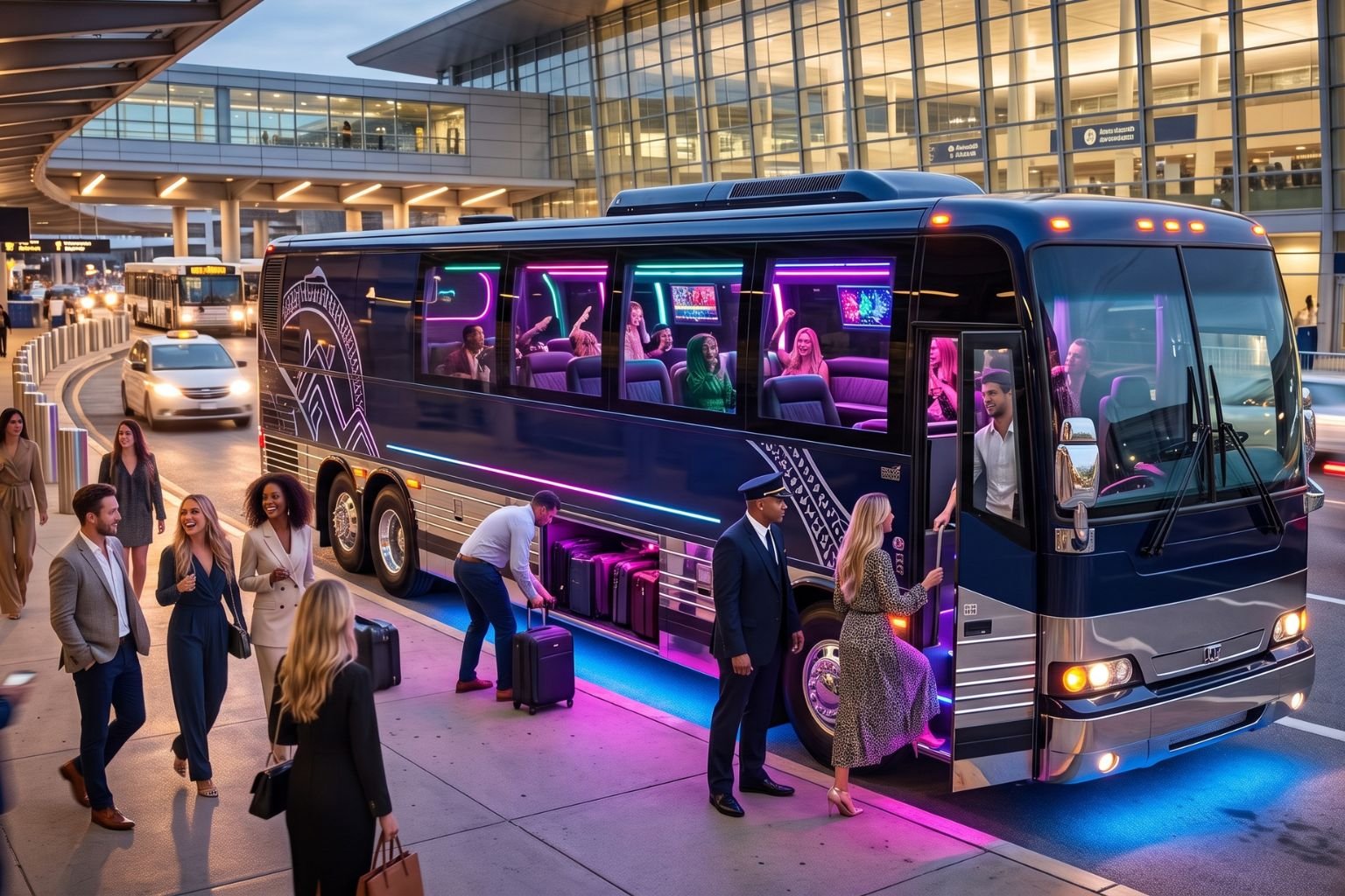 Airport Party Bus Service